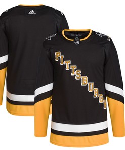 Pittsburgh Penguins Adidas 2021/22 Alternate Primegreen Authentic Pro Jersey - Black Nhl