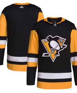Pittsburgh Penguins Adidas Home Primegreen Authentic Pro Jersey - Black Nhl