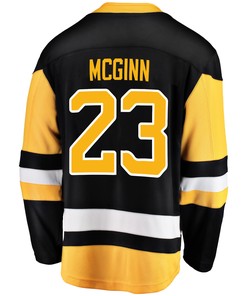 Pittsburgh Penguins Brock McGinn 23 Home 2022 Stanley Cup Final Breakaway Men Jersey - Black