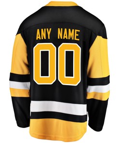Pittsburgh Penguins Custom Home 2022 Stanley Cup Final Breakaway Men Jersey - Black