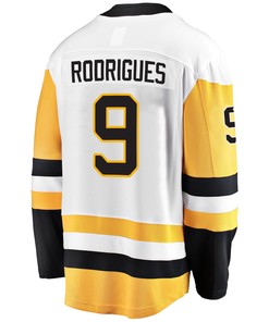 Pittsburgh Penguins Evan Rodrigues 9 Away 2022 Stanley Cup Final Breakaway Men Jersey - White
