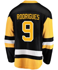 Pittsburgh Penguins Evan Rodrigues 9 Home 2022 Stanley Cup Final Breakaway Men Jersey - Black