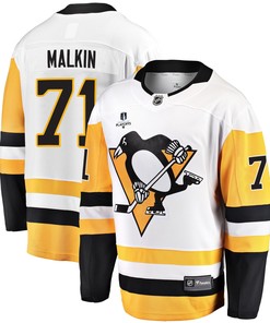 Pittsburgh Penguins Evgeni Malkin 71 Away 2022 Stanley Cup Final Breakaway Men Jersey - White