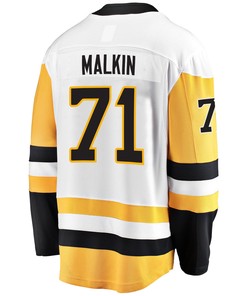Pittsburgh Penguins Evgeni Malkin 71 Away 2022 Stanley Cup Final Breakaway Men Jersey - White