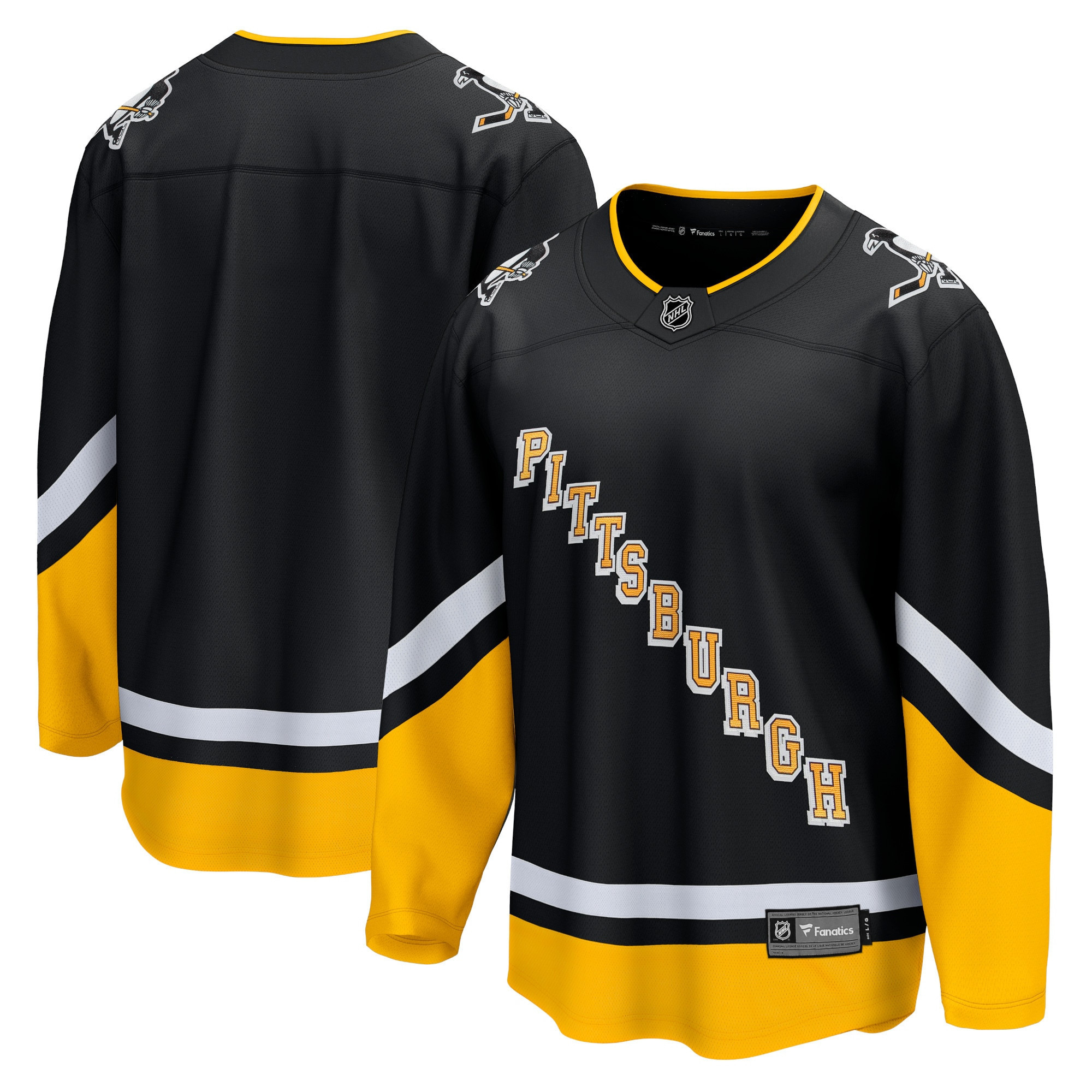 Pittsburgh Penguins Fanatics Branded 2021/22 Alternate Premier Breakaway Jersey - Black Nhl