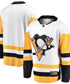 Pittsburgh Penguins Fanatics Branded Breakaway Away Jersey White Nhl