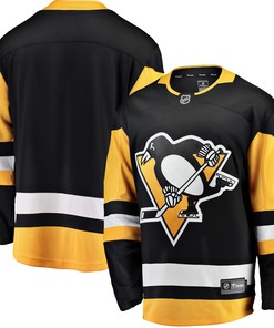 Pittsburgh Penguins Fanatics Branded Breakaway Home Jersey - Black Nhl