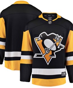 Pittsburgh Penguins Fanatics Branded Breakaway Home Jersey - Black Nhl