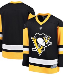 Pittsburgh Penguins Fanatics Branded Home Replica Blank Jersey - Black Nhl