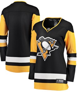 Pittsburgh Penguins Fanatics Branded Womens Breakaway Home Jersey Black Nhl