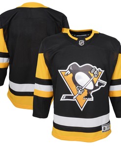 Pittsburgh Penguins Home Premier Blank Jersey - Black Nhl
