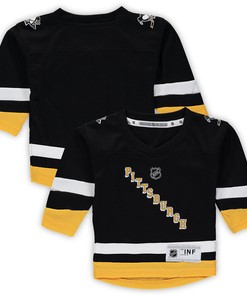 Pittsburgh Penguins Infant Alternate Replica Team Jersey - Black Nhl