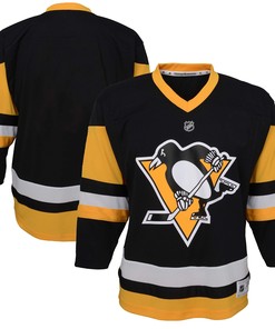 Pittsburgh Penguins Infant Home Replica Team Jersey - Black Nhl