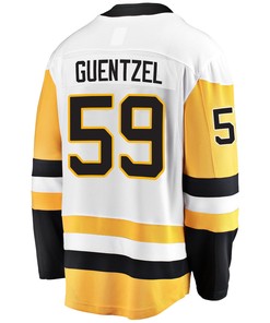 Pittsburgh Penguins Jake Guentzel 59 Away 2022 Stanley Cup Final Breakaway Men Jersey - White