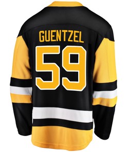 Pittsburgh Penguins Jake Guentzel 59 Home 2022 Stanley Cup Final Breakaway Men Jersey - Black