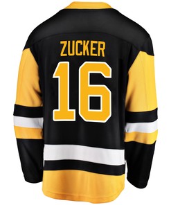 Pittsburgh Penguins Jason Zucker 16 Home 2022 Stanley Cup Final Breakaway Men Jersey - Black