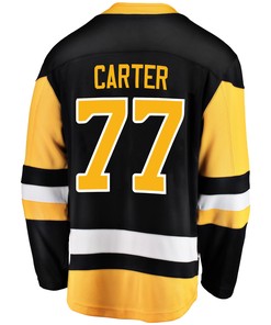 Pittsburgh Penguins Jeff Carter 77 Home 2022 Stanley Cup Final Breakaway Men Jersey - Black