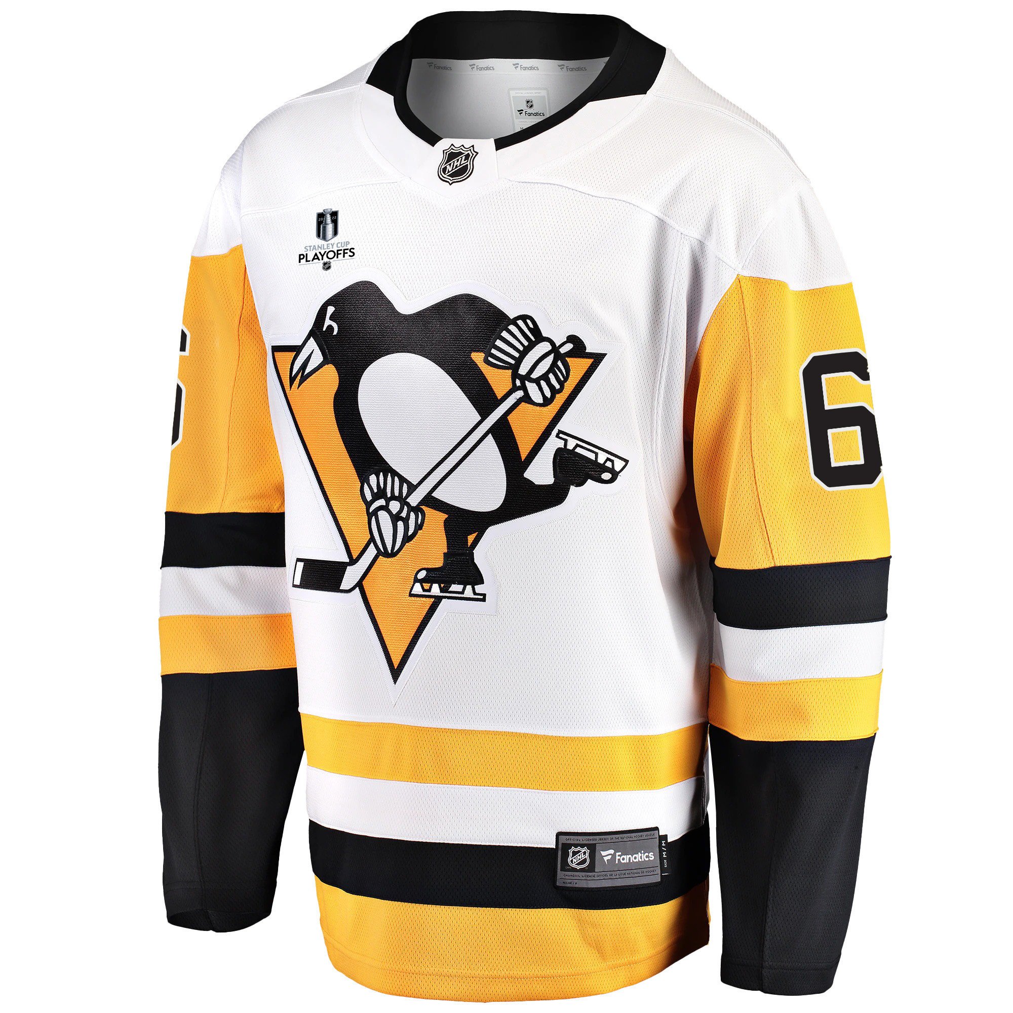 Pittsburgh Penguins John Marino 6 Away 2022 Stanley Cup Final Breakaway Men Jersey - White