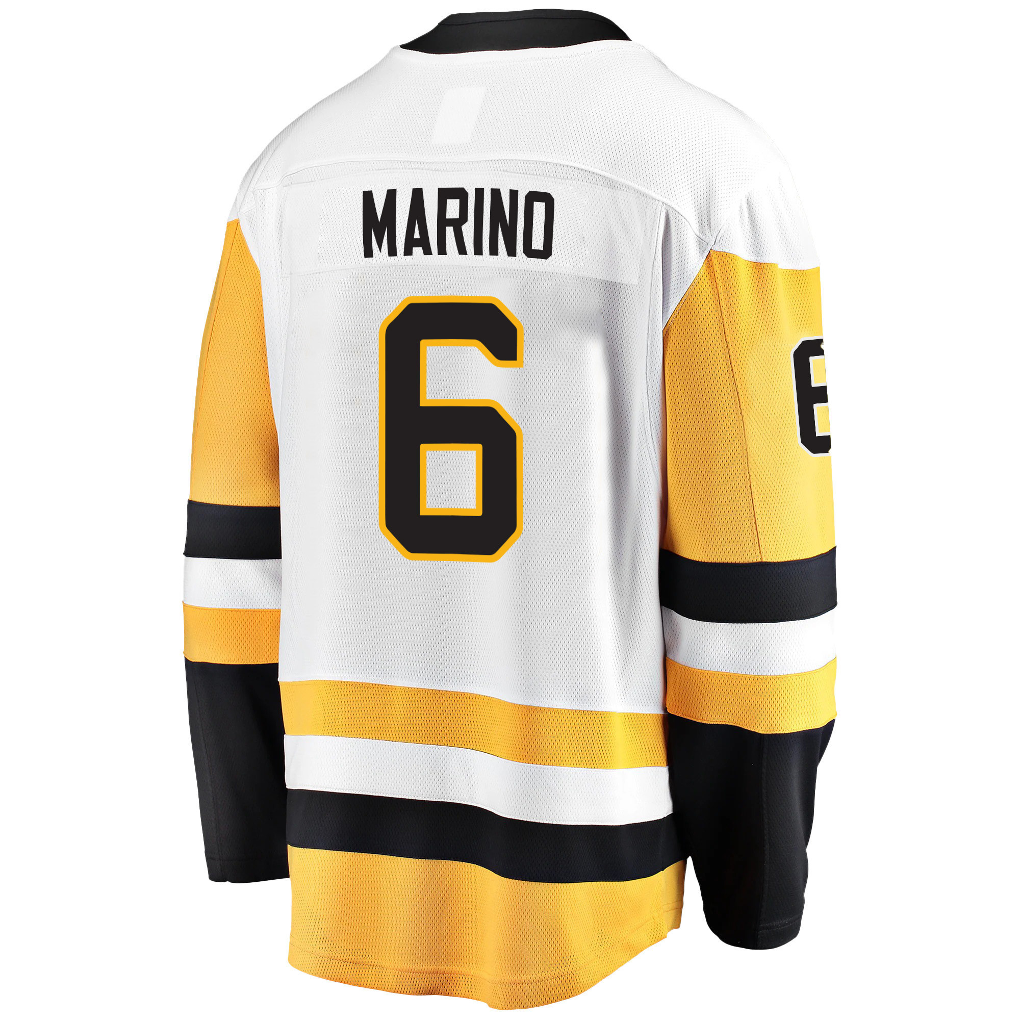Pittsburgh Penguins John Marino 6 Away 2022 Stanley Cup Final Breakaway Men Jersey - White