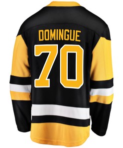 Pittsburgh Penguins Louis Domingue 70 Home 2022 Stanley Cup Final Breakaway Men Jersey - Black