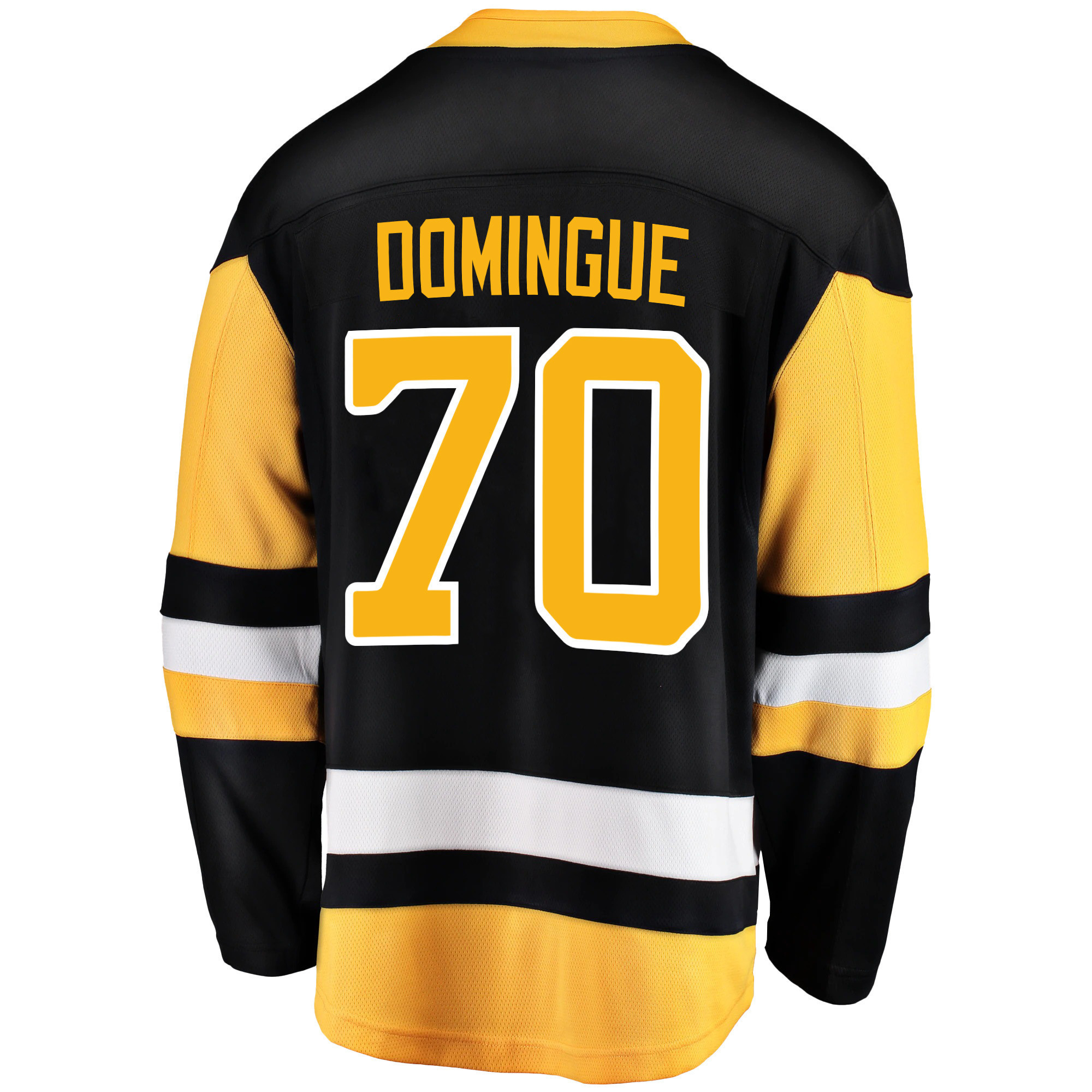 Pittsburgh Penguins Louis Domingue 70 Home 2022 Stanley Cup Final Breakaway Men Jersey - Black