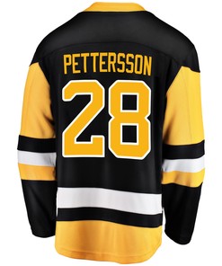 Pittsburgh Penguins Marcus Pettersson 28 Home 2022 Stanley Cup Final Breakaway Men Jersey - Black