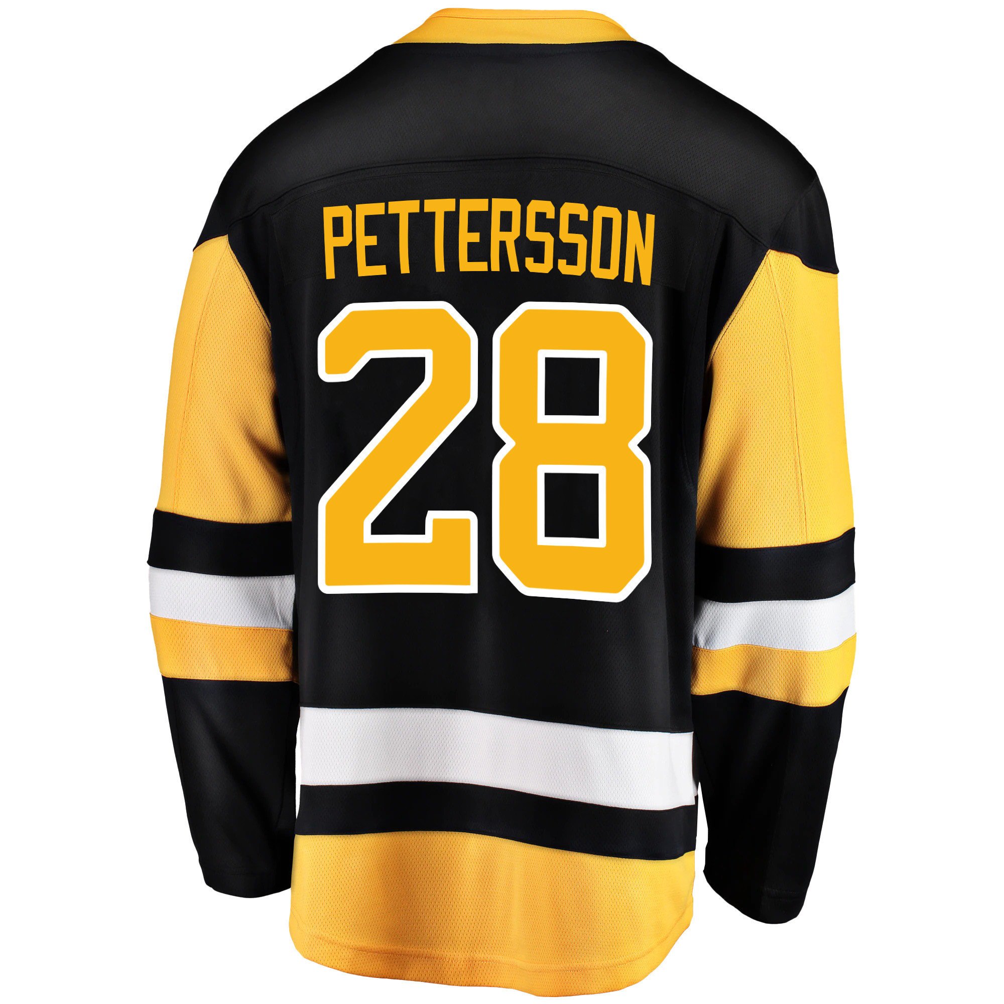 Pittsburgh Penguins Marcus Pettersson 28 Home 2022 Stanley Cup Final Breakaway Men Jersey - Black