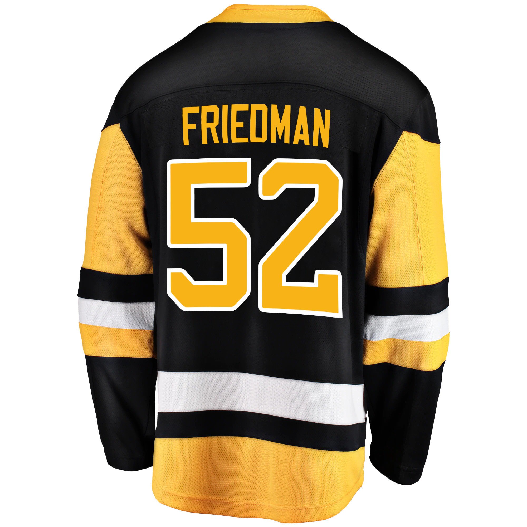 Pittsburgh Penguins Mark Friedman 52 Home 2022 Stanley Cup Final Breakaway Men Jersey - Black