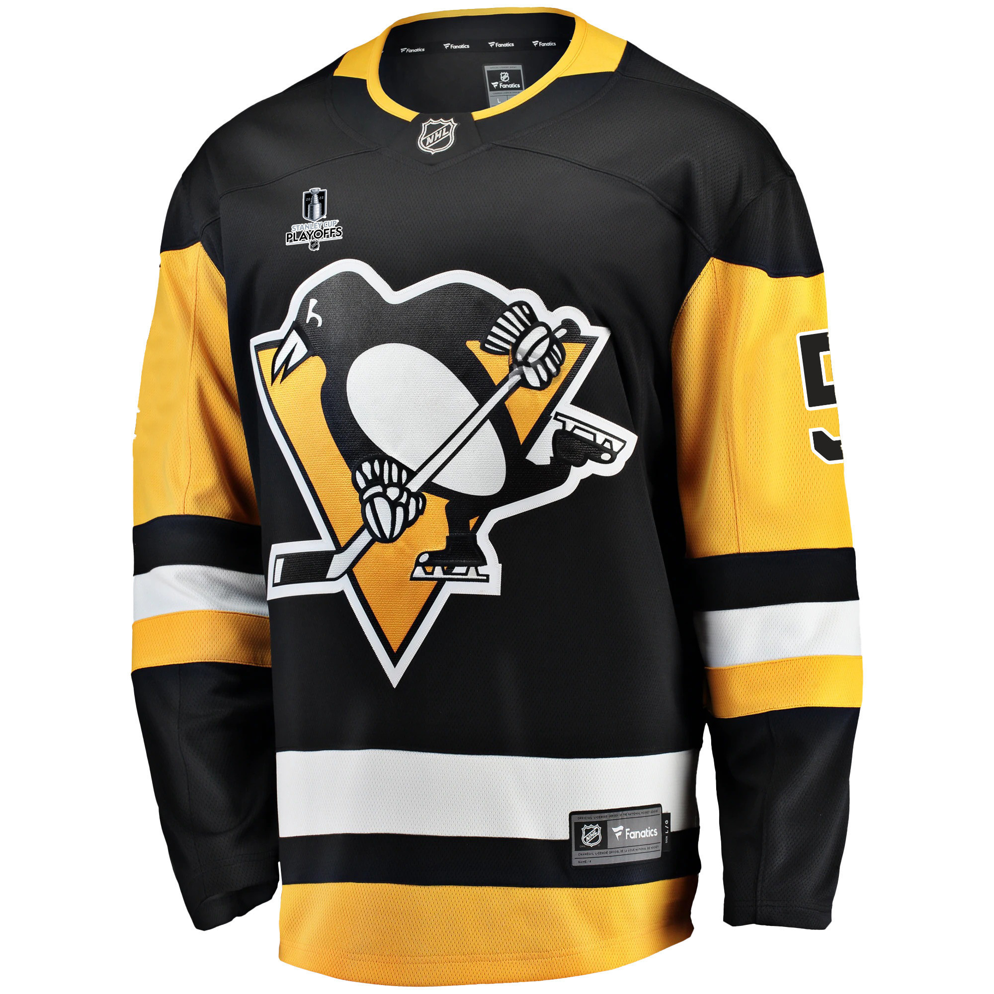Pittsburgh Penguins Mike Matheson 5 Home 2022 Stanley Cup Final Breakaway Men Jersey - Black