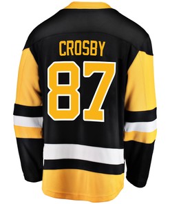Pittsburgh Penguins Sidney Crosby 87 Home 2022 Stanley Cup Final Breakaway Men Jersey - Black