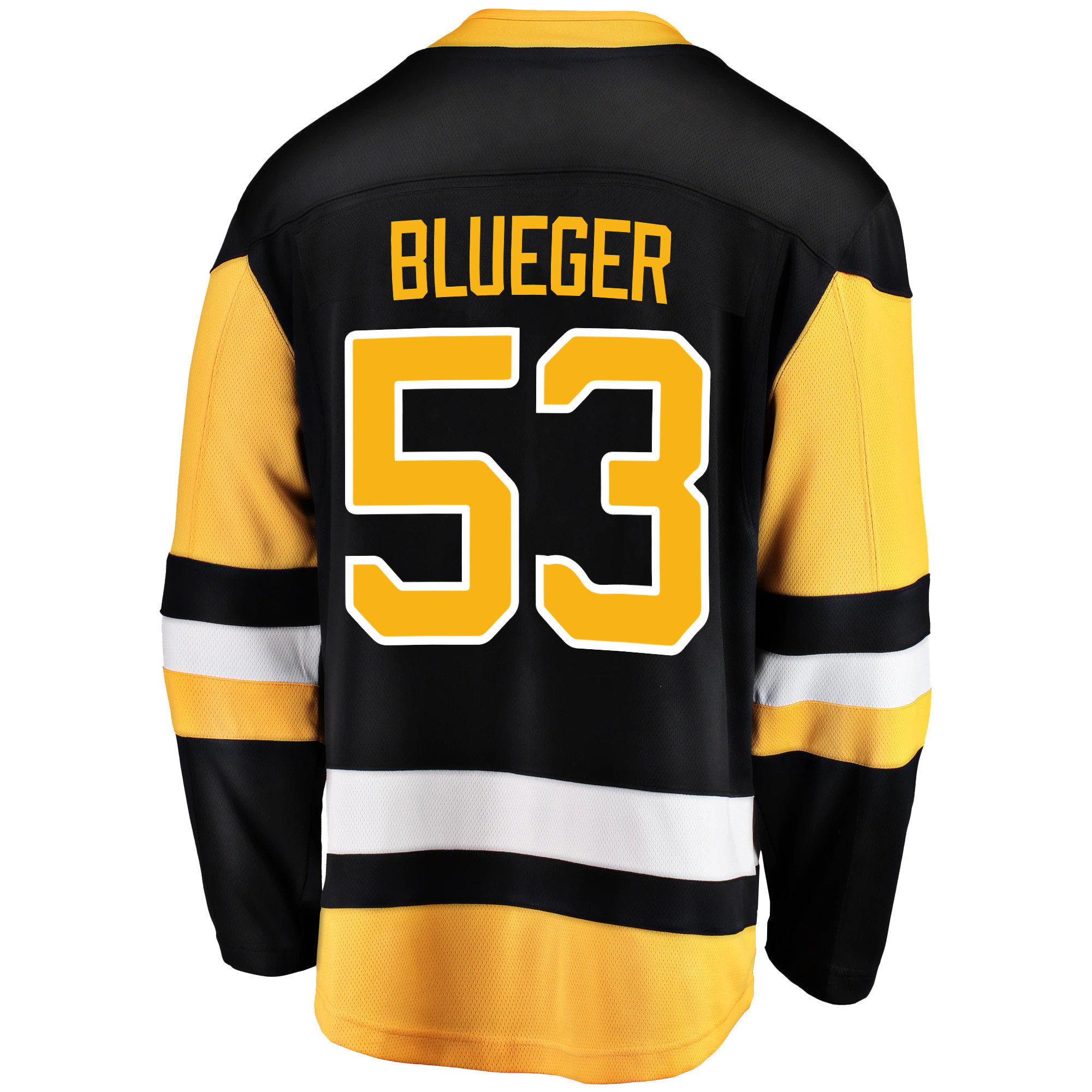 Pittsburgh Penguins Teddy Blueger 53 Home 2022 Stanley Cup Final Breakaway Men Jersey - Black
