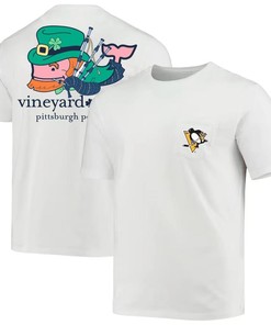 Pittsburgh Penguins Vineyard Vines St. Patrick's Day T-Shirt - White