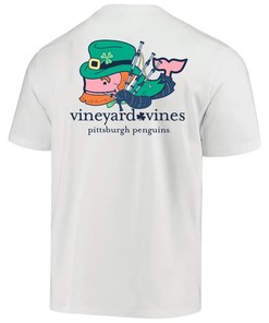 Pittsburgh Penguins Vineyard Vines St. Patrick's Day T-Shirt - White