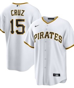 Pittsburgh Pirates #15 Oneil Cruz Home Replica Jersey - White