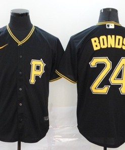 Pittsburgh Pirates Barry Bonds #24 2020 Mlb Black Jersey