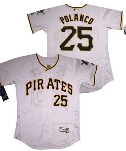 Pittsburgh Pirates Gregory Polanco #25 2020 Mlb White Jersey