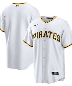 Pittsburgh Pirates Home Blank Replica Jersey - White Mlb
