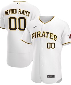 Pittsburgh Pirates Home Pick-a-player Retired Roster Authentic Jersey - White Custom Jerseys Mlb