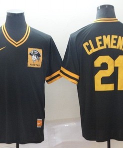 Pittsburgh Pirates Roberto Clemente #21 2020 Mlb Black Jersey