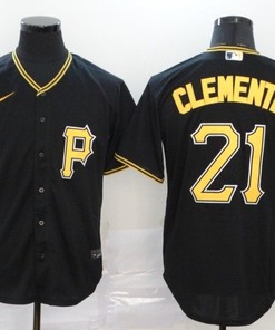 Pittsburgh Pirates Roberto Clemente #21 2020 Mlb Black Jersey