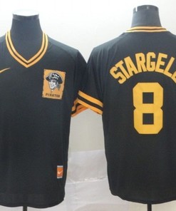 Pittsburgh Pirates Willie Stargell #8 2020 Mlb Black Jersey