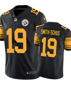 Pittsburgh Steelers #19 Juju Smith-schuster Nike Color Rush Black Jersey