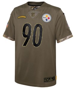 Pittsburgh Steelers 2022 Salute To Service Player Limited Jersey - Olive