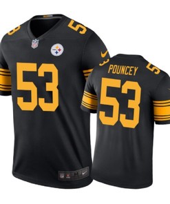 Pittsburgh Steelers #53 Maurkice Pouncey Nike Color Rush Black Jersey