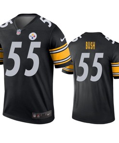 Pittsburgh Steelers #55 Devin Bush Black Legend Jersey