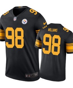 Pittsburgh Steelers #98 Vince Williams Nike Color Rush Black Jersey