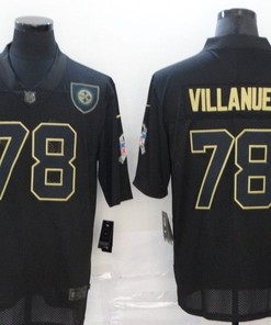 Pittsburgh Steelers Alejandro Villanueva #78 Nfl 2020 Black Jersey
