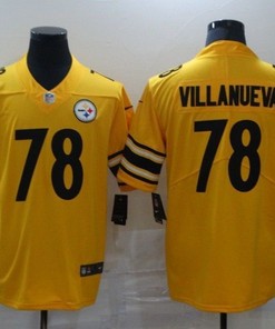 Pittsburgh Steelers Alejandro Villanueva #78 Nfl 2020 Gold Jersey
