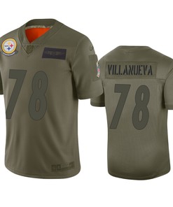 Pittsburgh Steelers Alejandro Villanueva Camo 2019 Salute To Service Limited Jersey
