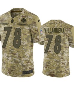 Pittsburgh Steelers Alejandro Villanueva Jersey Nfl Camo Salute To Service